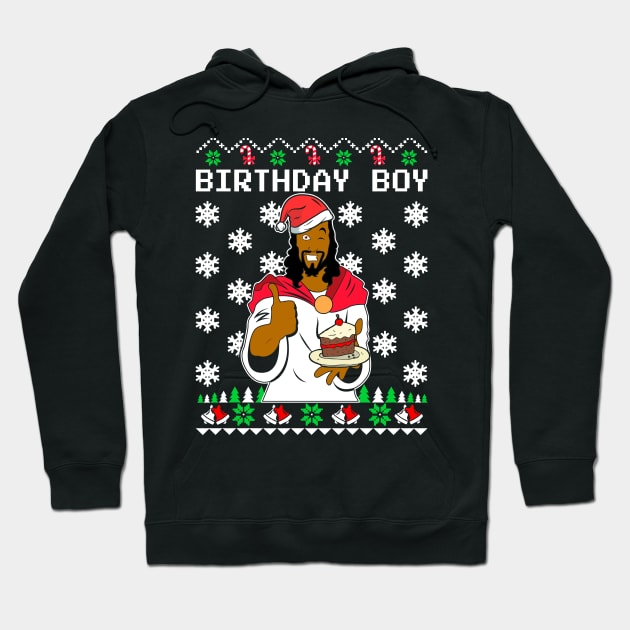 Birthday Boy Christmas Sweater Hoodie by KsuAnn